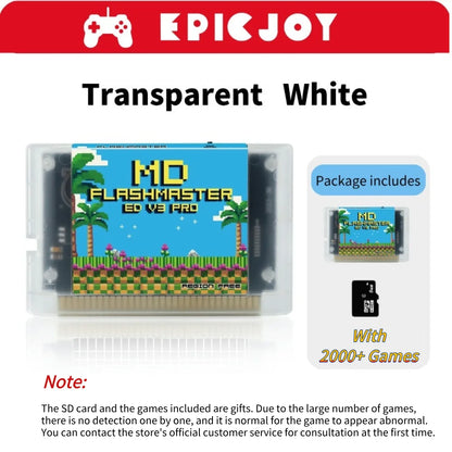 Mega Drive V3.0 Pro EDMD Remix Game Cartridge – 16-Bit Retro Game for SEGA MegaDrive/Genesis (US/JP/EU)