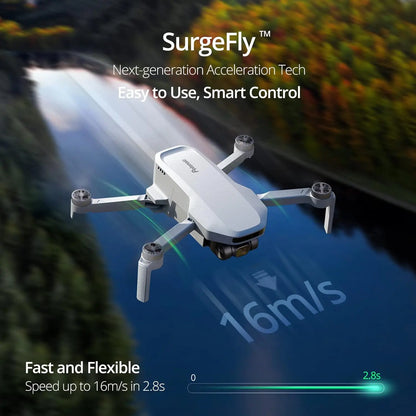 Potensic ATOM SE Drone — Under 249g GPS, Auto Return, Single-Axis Gimbal, EIS, 4KM Waypoint & Follow Me