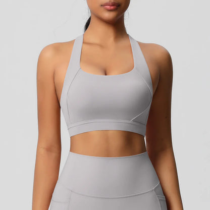 Women Fitness Yoga Sports Bra – Sexy Push Up Beauty Back Crop Top for Running, Workout & Active Wear