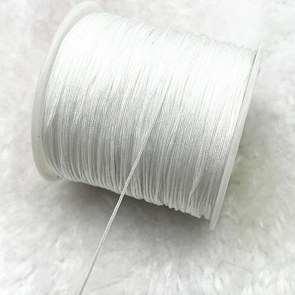 Nylon Macrame Cord Thread (0.4–1.5mm) – Braided DIY Bracelet, Beading & Tassel String
