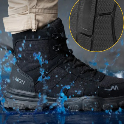 Indestructible Work Boots Safety Shoes - Steel Toe, Puncture-Proof Sneakers for Men and Women, Non-Slip Footwear