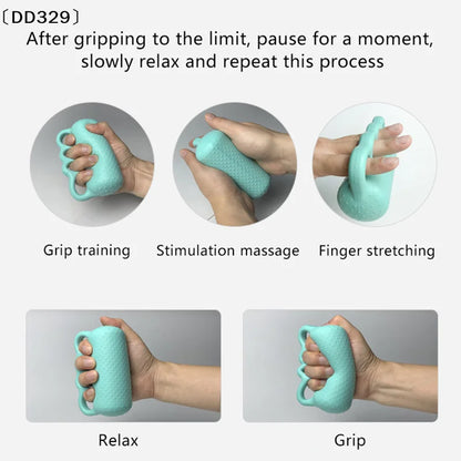 Four-Finger Hand Strength Trainer Ball – Soft Grip Rehabilitation & Finger Exercise Massage Tool for Hand Training and Recovery (DD329)