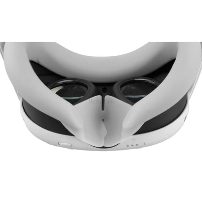 Silicone VR Face Mask for Meta Quest 3 — Sweatproof, Lightproof Facial Interface Cushion, VR Accessories