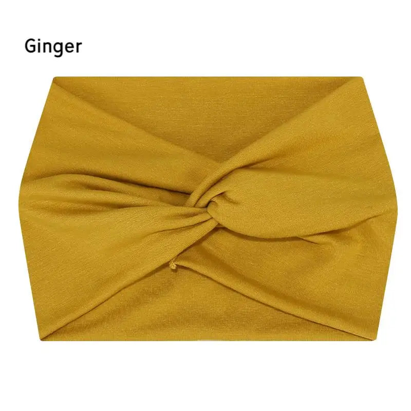 Wide Elastic Headband for Women – Yoga, Pilates, Running & Cycling Sweatband Hairband Turban Makeup Hair Hoop