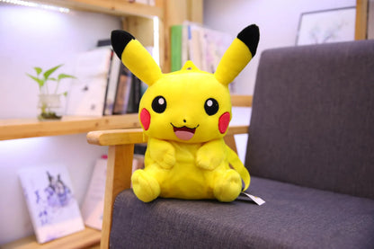Pikachu Plush Backpack — Pokémon Peluche Stuffed Toy Schoolbag, Cute Cartoon Gift for Kids
