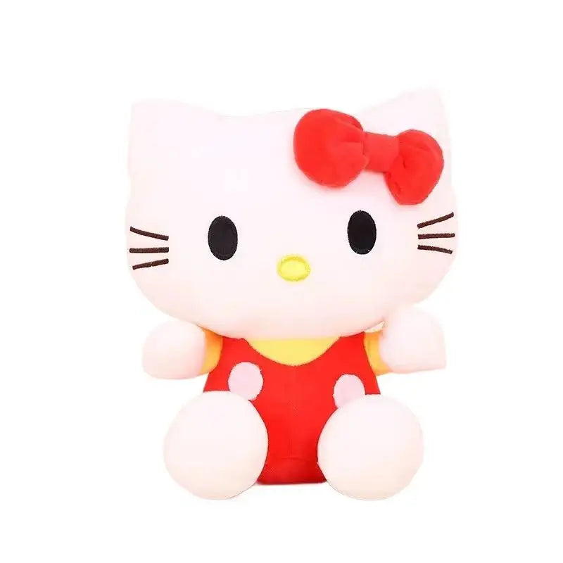 Hello Kitty Plush Toy — 20cm Sanrio Soft Stuffed KT Cat Doll, Cute Movie Character, Birthday Gift for Kids