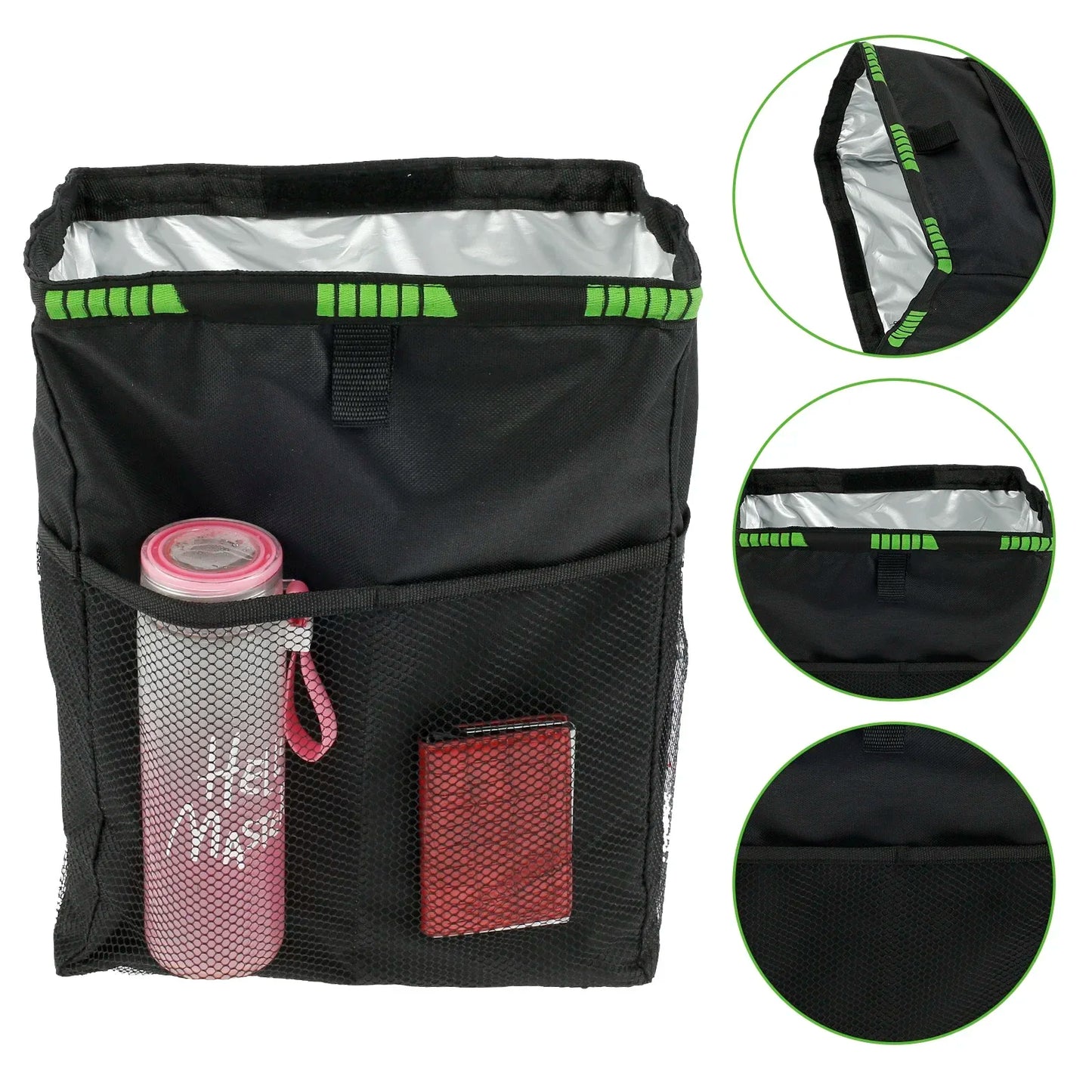 Waterproof Foldable Car Trash Can - Large Capacity Hanging Rubbish Bin & Waste Organizer for Car Accessories