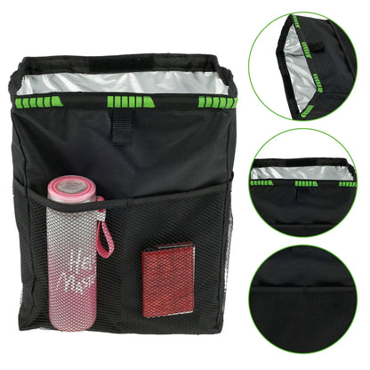 Waterproof Foldable Car Trash Can - Large Capacity Hanging Rubbish Bin & Waste Organizer for Car Accessories