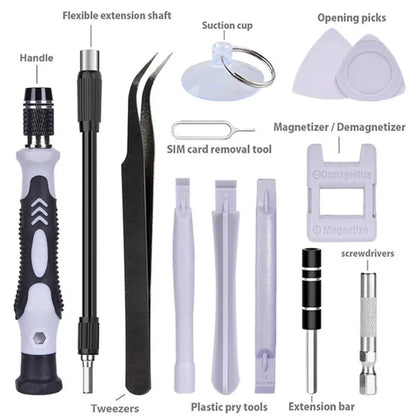 115-in-1 Multifunctional Screwdriver Set: Computer, Mobile Phone, & Household Equipment Repair Kit - Insulated Manual Tools