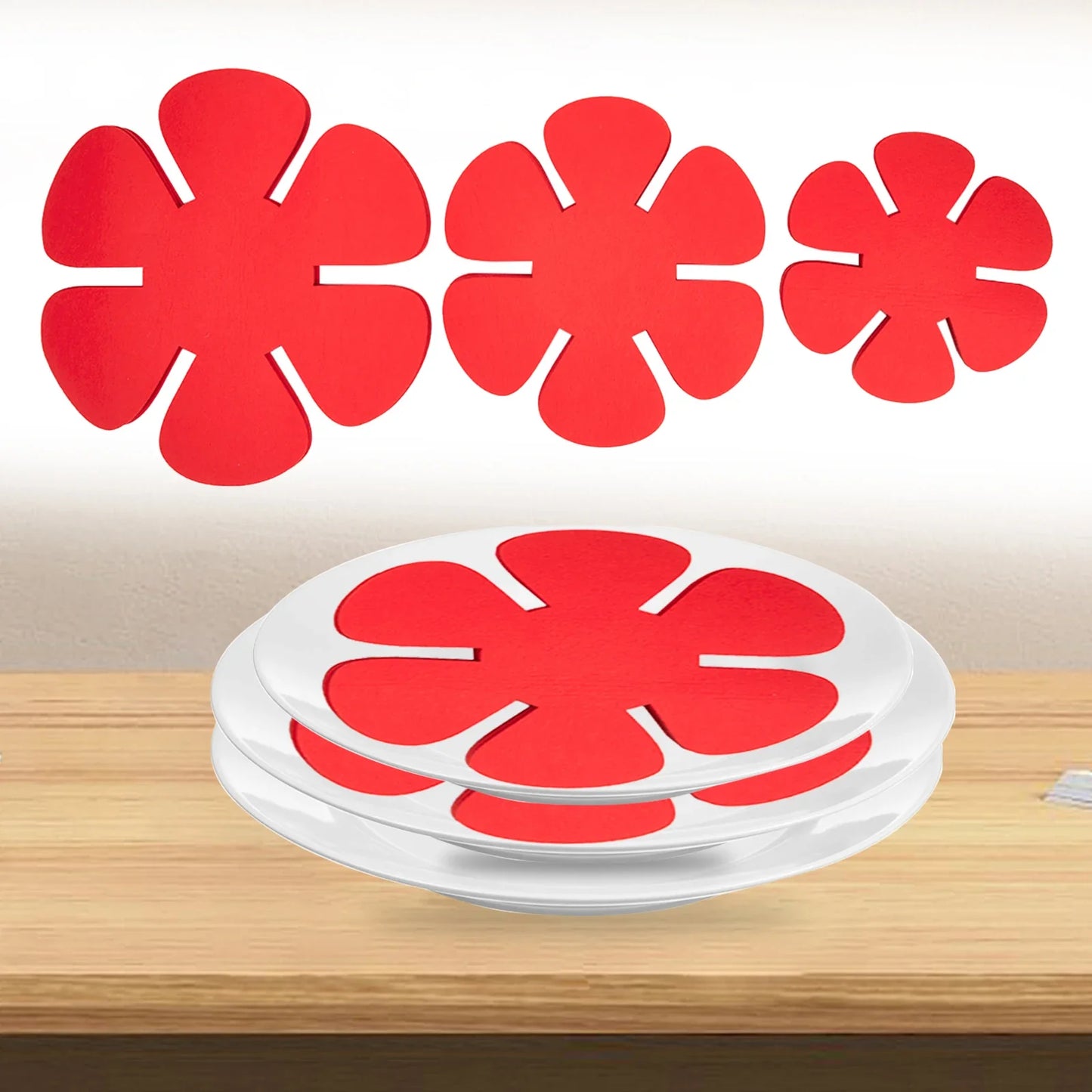 12-Piece Felt Pot and Pan Protectors Set - Anti-Scratch, Non-Stick Divider Pads for Cookware, Heat Insulation Bottom Protectors for Kitchen Tools