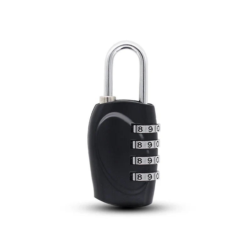 Popular 4-Digit Combination Padlock – 6-Color Anti-Theft Gym Locker & Luggage Safety Lock (Zinc Alloy)