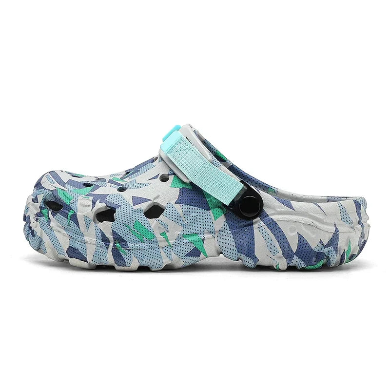 Men’s Clogs & Sandals – Camouflage Garden Shoes, Outdoor Flip Flops & Home Slippers