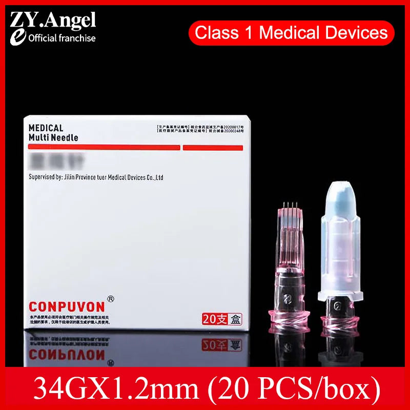 34G Ultra-Fine Disposable Small Needle for Cosmetic Use - Non-Painless Hand Needle 1.5/2.5/4mm