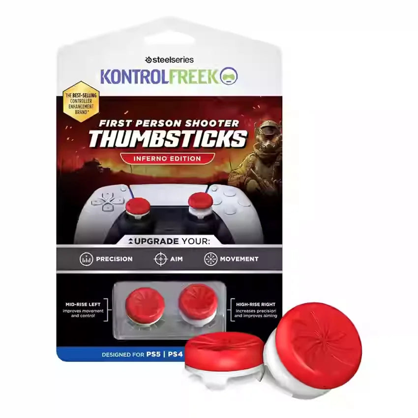 2025 Freek Galaxy Analog Stick Caps – High-Rise Silicone Joystick for PS5 & PS4 Controller Performance Gaming