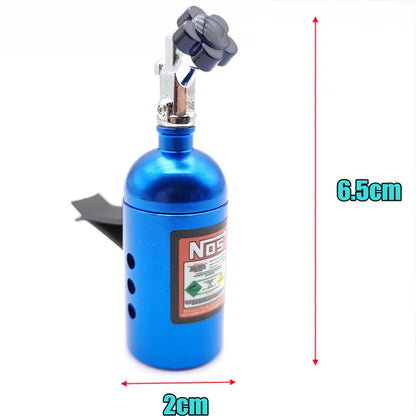 NO S Car Air Freshener - Blue Billet Aluminum Scent Vent Perfume, Fragrance Refill Freshener