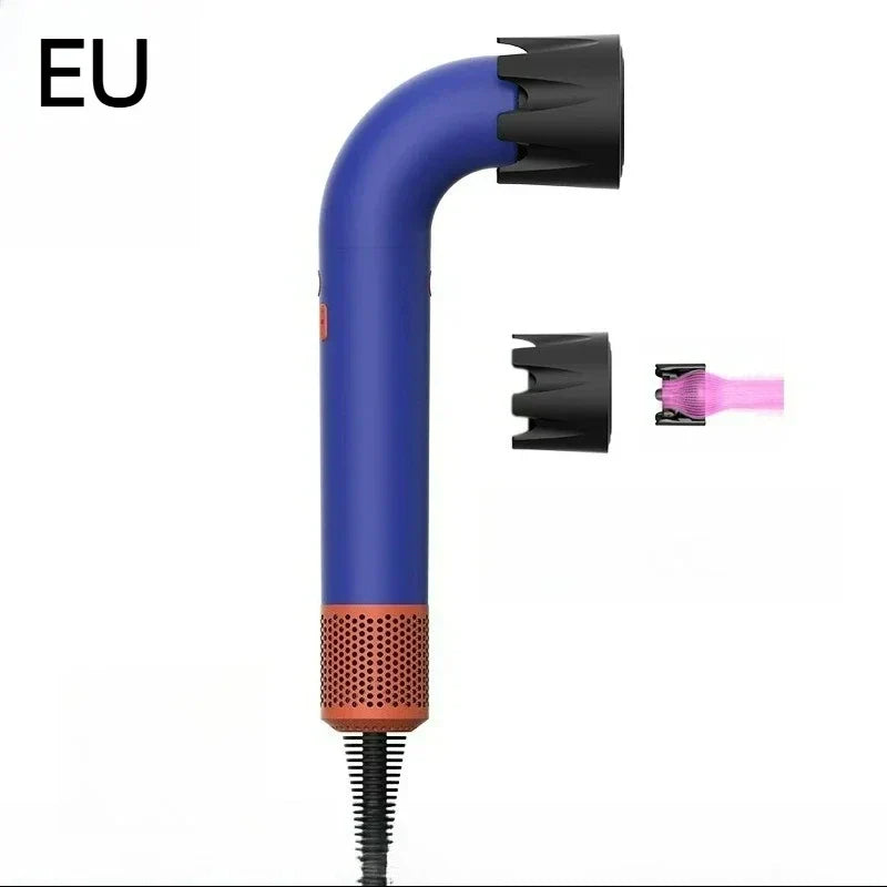 EU High-Speed Leafless Hair Dryer – Negative Ion Salon Diffuser Nozzle for Precise Styling
