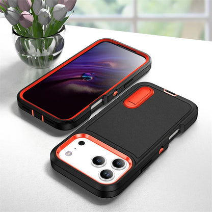 Heavy Duty Armor Phone Case for iPhone – Shockproof Stand Cover with Kickstand for iPhone 11 to 17 Series