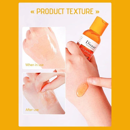 Yellow Peeling Lotion – 100% Organic Body Scrub with Hyaluronic Acid, Dark Skin Bleaching, Exfoliating, Whitening & Moisturizing