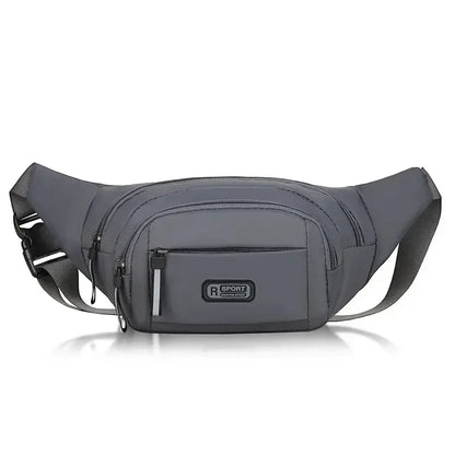 Men’s Canvas Waistpack – Ultra-Thin Anti-Theft Fanny Pack for Sports, Running & Outdoor Leisure