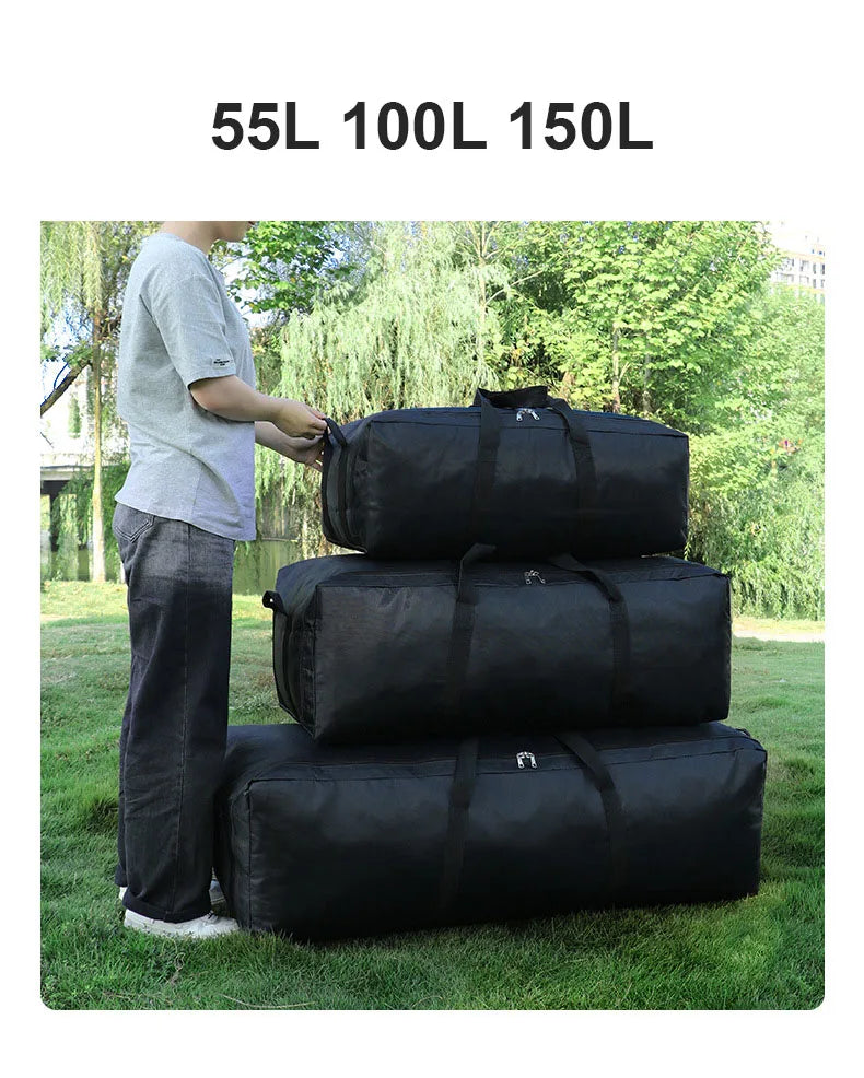 Camping Equipment Storage Bag – Large Waterproof Travel Duffle & Backpack for Men & Women Outdoor Hiking
