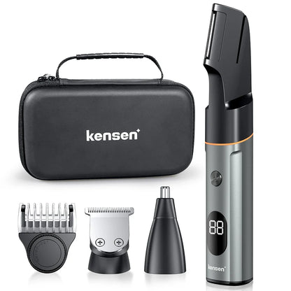 Kensen S16 3-in-1 Men’s Body Hair Shaver & Beard Trimmer Waterproof Electric Clipper