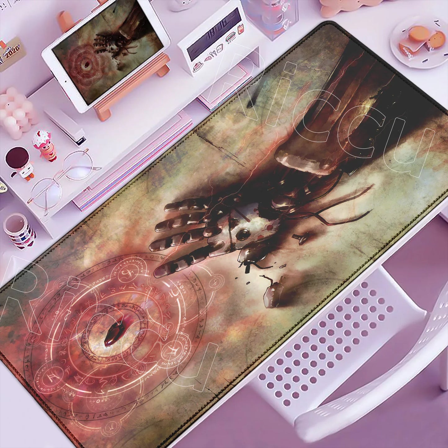 Fullmetal Alchemist XXL Gaming Mouse Pad – Large Anti-Slip Keyboard Desk Mat for Home & Office