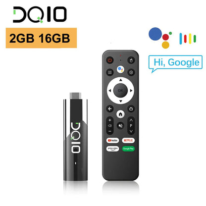 LEMFO DQ10 ATV Mini TV Stick – Android 13, 8K Video, 4K Wifi6, Voice Remote Smart TV Box