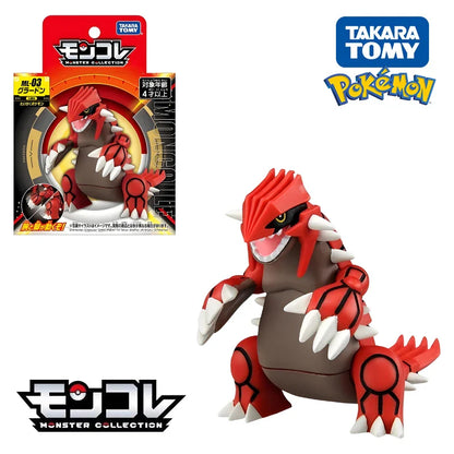 Original Takara Tomy Pokémon Figures – Koraidon, Rayquaza, Palkia, Groudon, Solgaleo, Arceus & Charizard Anime Collectible Dolls