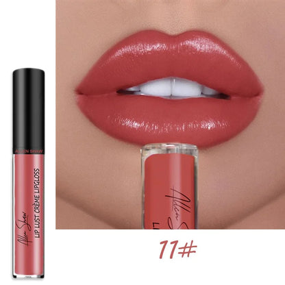 12-Color Waterproof Long-Lasting Lipstick Set – Sexy, Moisturizing Vivid Lip Gloss for Women Makeup