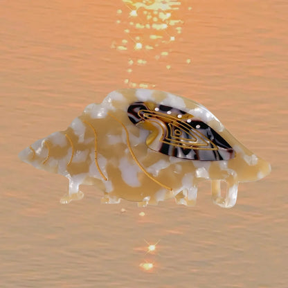 Ocean Beach Series Hair Claw | Hippocampus, Jellyfish & Dolphin Acetate Hair Clip for Women & Girls