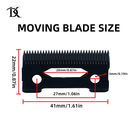Professional Electric Clipper Replacement Blade - ECHO CRUNCH Compatible Barber Fade Blade