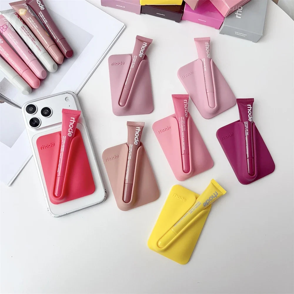 Rhode Long-Lasting Lip Gloss Holder - Magnetic Snap-On Lipstick Case for MagSafe Phone Clips
