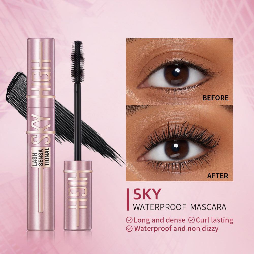 Natural Curling Mascara – Quick Dry, Smudge-Proof Eyelash Cream for Long-Lasting Party Look