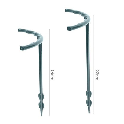 Enhance Your Indoor Garden with 2/4PCS Plastic Plant Support Pile Frames - Greenhouse Arrangement & Vine Climbing Bracket
