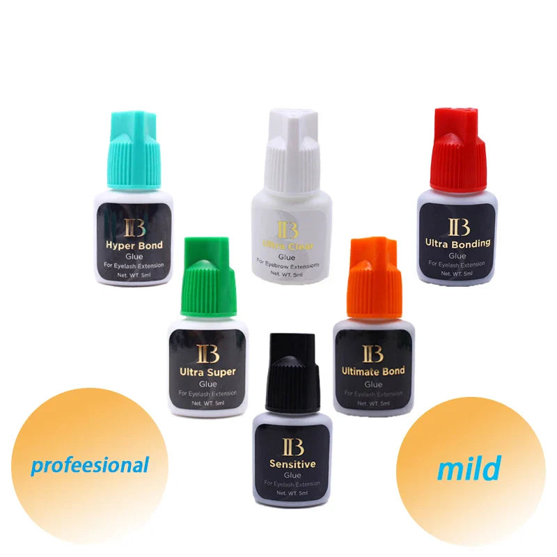IB Glue Series for Eyelash Extensions — Quick-Drying, Long-Lasting, Low-Irritation Korean Makeup Tool Adhesive