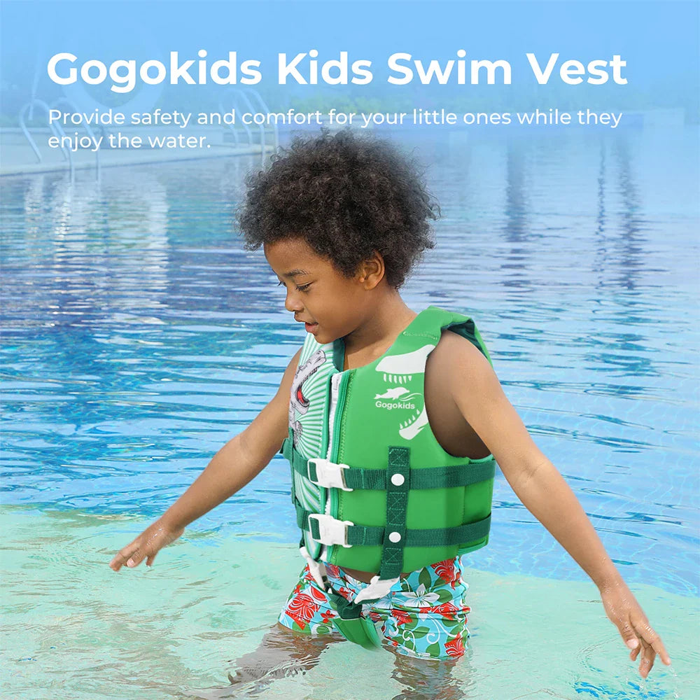 Gogokids Kids Life Jacket – Neoprene Float Vest for Toddlers, Swim Training & Buoyancy Swimwear