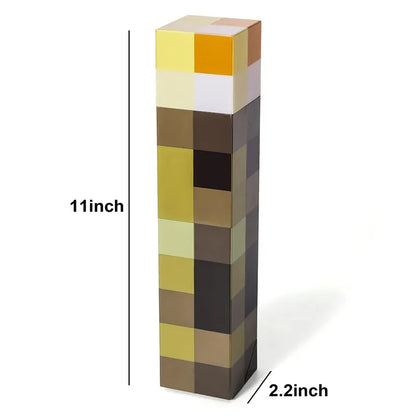 Brownstone LED Torch Lamp Flashlight - USB Charging Night Light with Buckle, 11-Inch Bedroom Decorative Light, Ideal Children's Gift