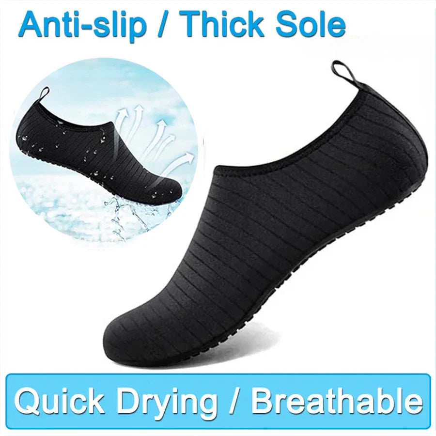 Quick-Drying Water Shoes – Non-Slip, Breathable Summer Aqua Beach Sandals for Men & Women