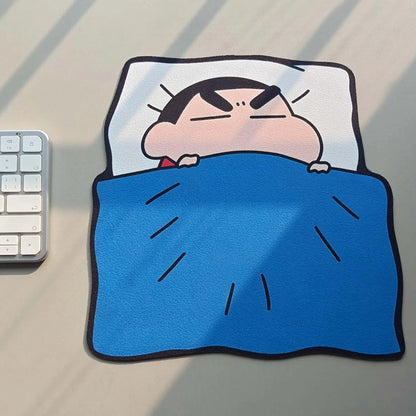Crayon Shinchan Mouse Pad - Cute Anime Desk Mat with Soft Surface & Non-Slip Base