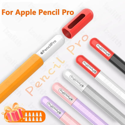 Pencil Case for Apple Pencil Pro | Soft Silicone Ultra-Thin Protective Cover for iPad Pencil