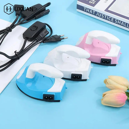 Mini Craft Iron: Portable Electric Heat Press for DIY, Small Iron for Clothes, Laundry Appliances with EU/US Plug