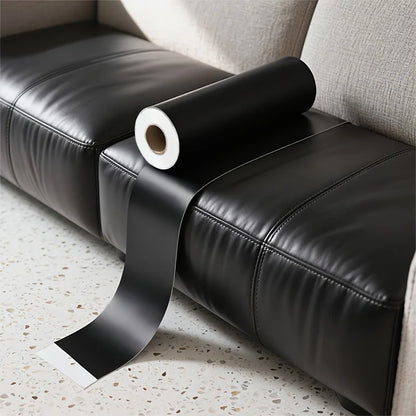 Large PU Leather Repair Patch Roll - Self-Adhesive Faux Leather Repair Tape for Sofa, Car & EV Seats