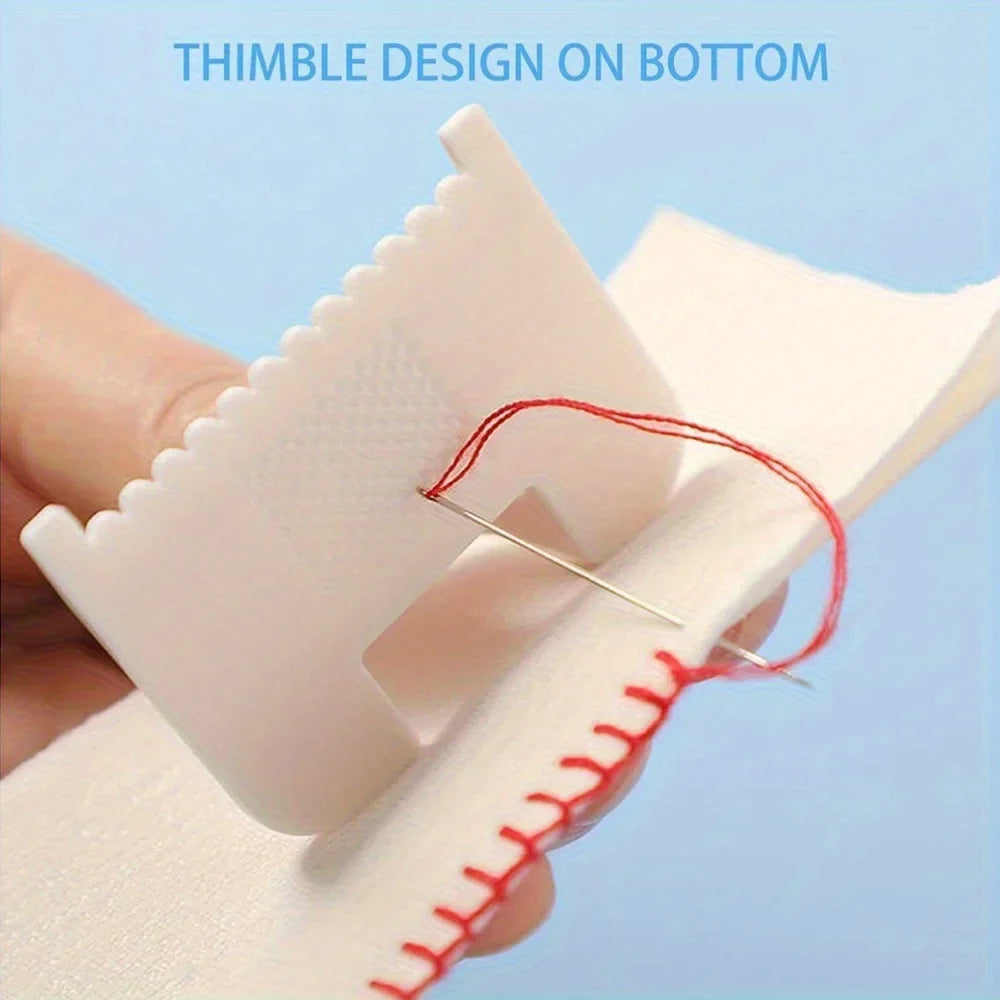2-Piece Sewing Guide Template Kit – 3mm Stitch Spacing Tool for Precision Fabric Sewing, Embroidery & Leathercraft