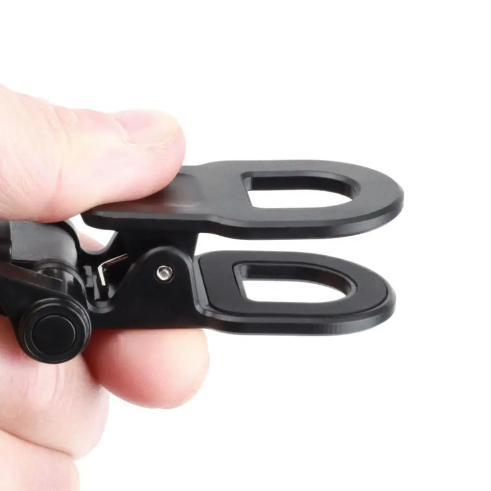 Portable 1/4" Screw Mount Fill Light Holder — Plastic Clip for Camera, Mobile & Computer Flash