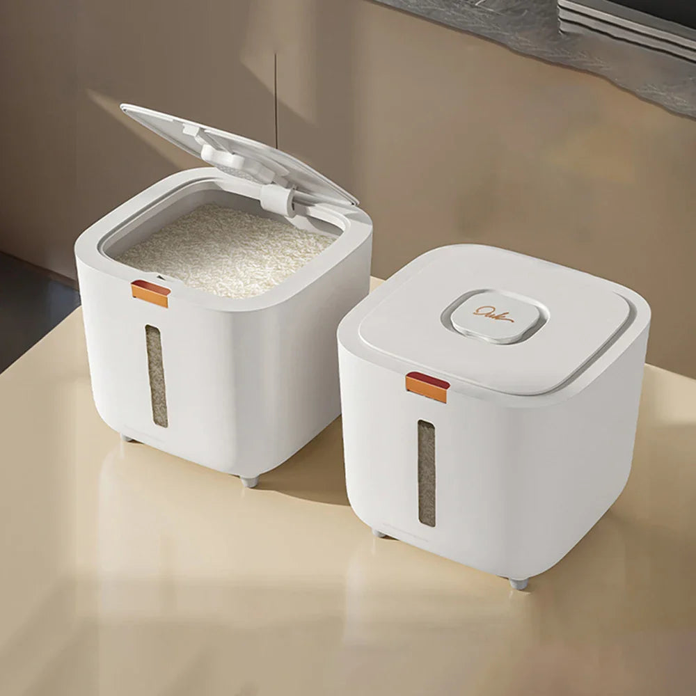 Insect-Proof Moisture-Proof Rice Box: Sealed Jar Grain Kitchen Container - 5/10KG Storage Box with Lid for Kitchen Storage
