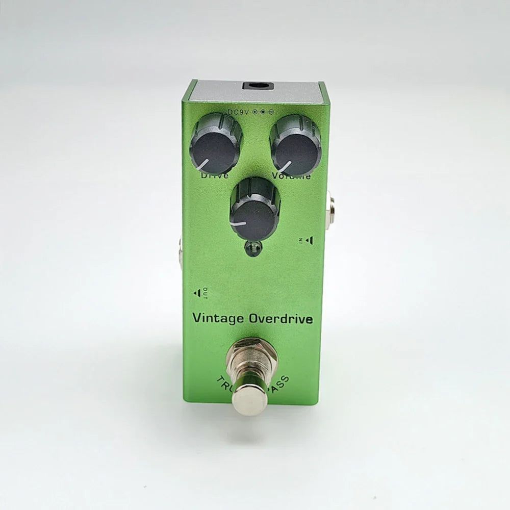 Electric Guitar Effects Pedal – Vintage Overdrive, Chorus, Tremolo, Delay & Ultimate Drive Options