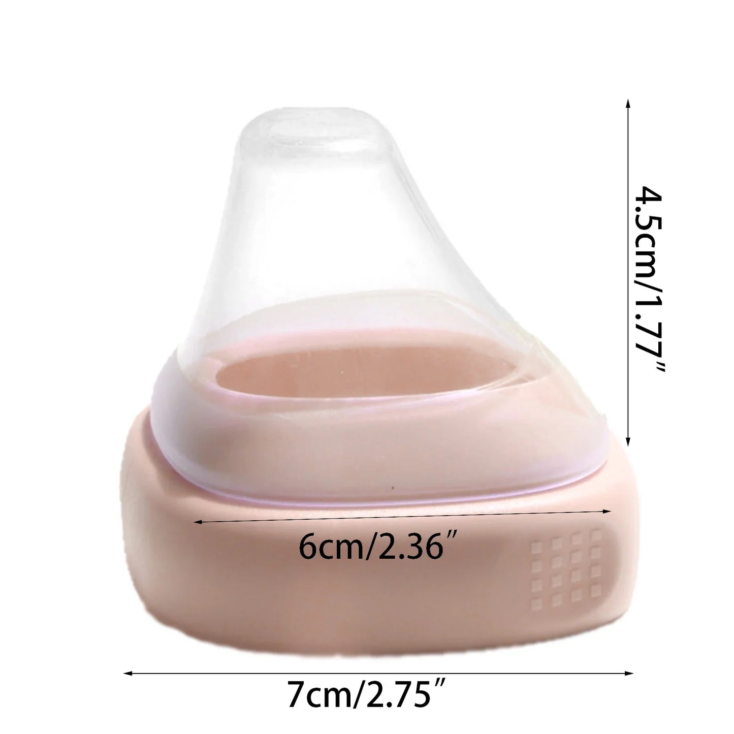Square Handle Feeding Bottle – Lightweight, Easy Grasp for Baby 6M+, Hegen Bottle Cover Replacement
