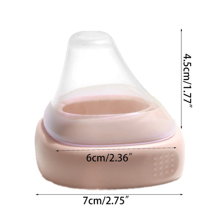 Square Handle Feeding Bottle – Lightweight, Easy Grasp for Baby 6M+, Hegen Bottle Cover Replacement