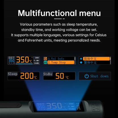 ALIENTEK T90 Soldering Iron – 140W High-Precision Temperature Control 80-450℃ Professional Repair Tool