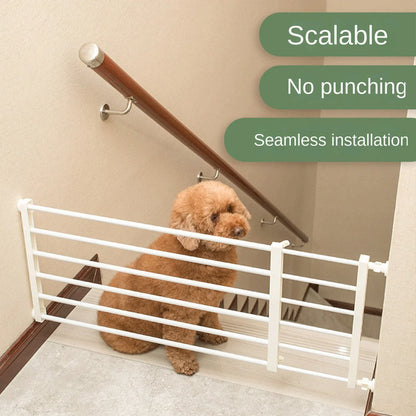 Pet Fence Barrier Gate — Indoor Safety Fence for Small & Medium Dogs, Prevents Pets from Entering Rooms